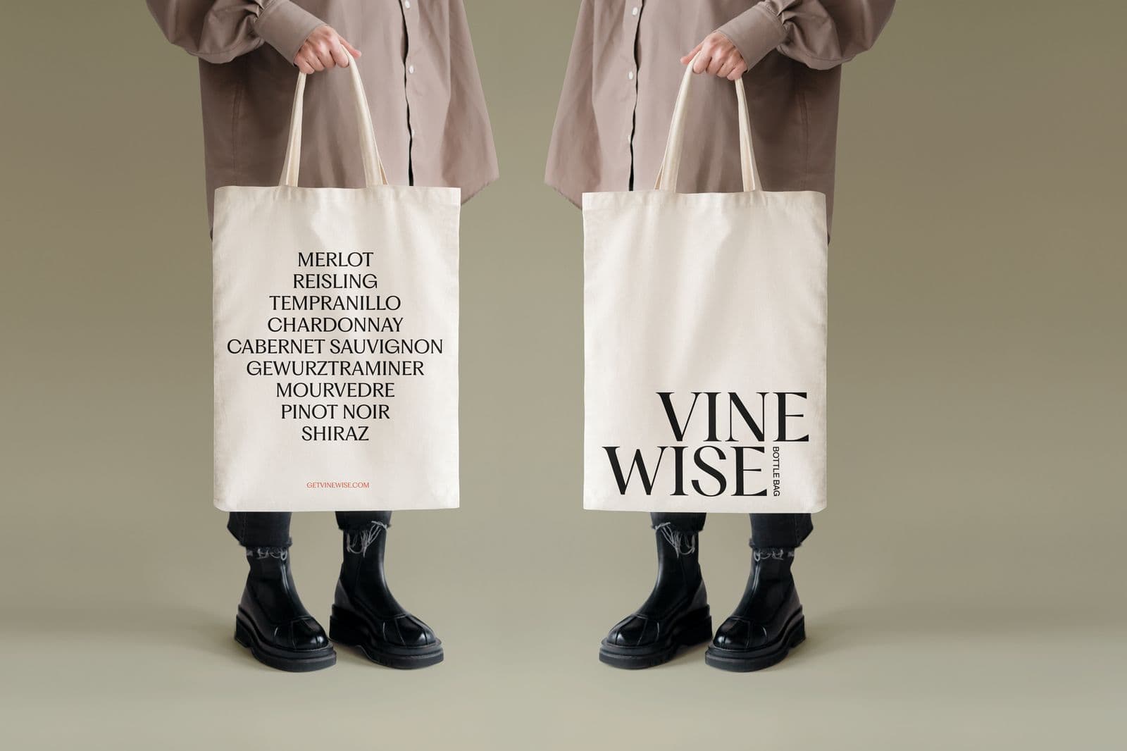 VineWise tote bag